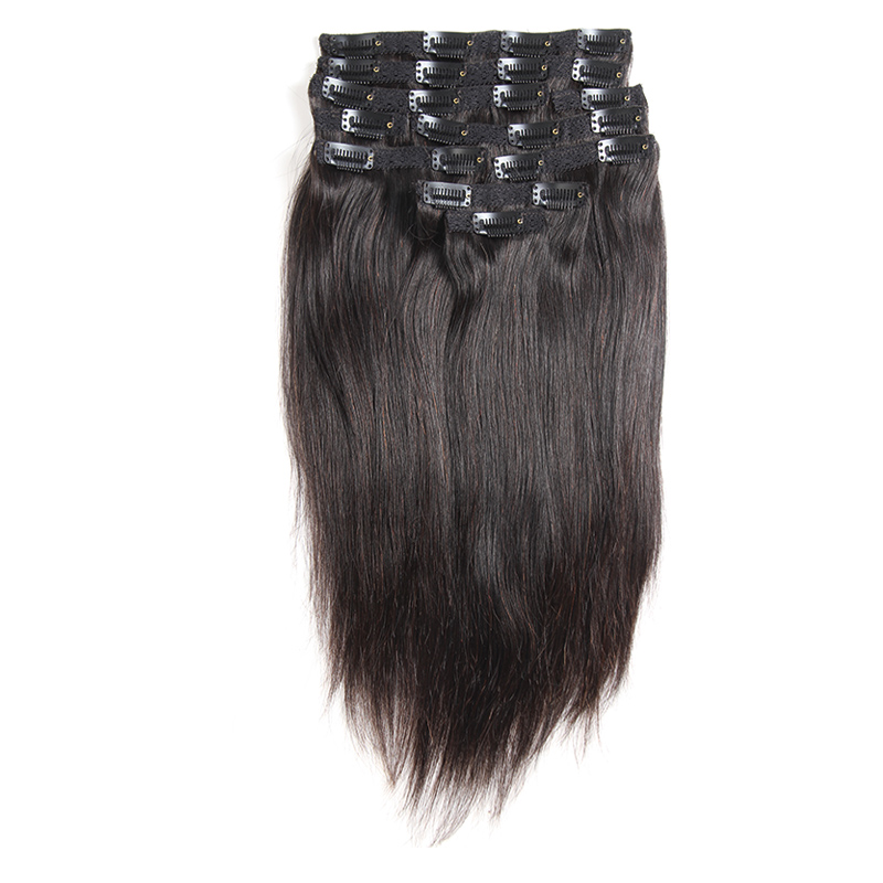 Manufacturer Direct Supply Best Raw Cuticle Clip In Extensions for African American Hair